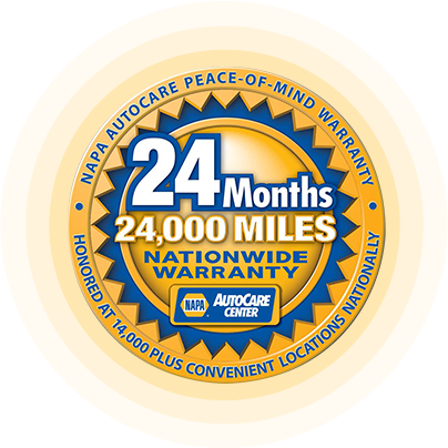 Napa Warranty Badge | Automotive Authorities LLC
